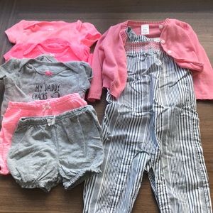 7 carters baby girl sets